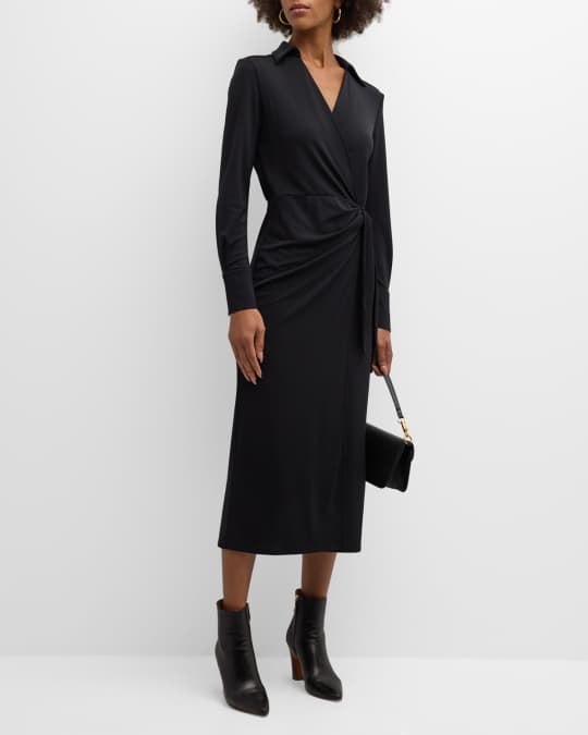 marella pleated dress Marella | Woman - Pliss-pleated lurex jersey dress - Midnightblue