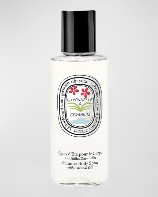 2024新商品 DIPTYQUE Citronnelle and Geranium Summer Body Spray, 3.4 oz ボディミスト