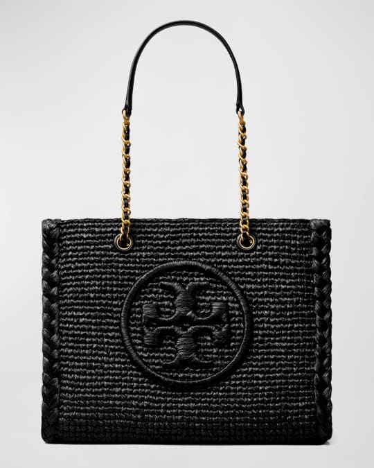 Tory Burch Ella Small Melange Raffia Top Handle Bag Neiman Marcus