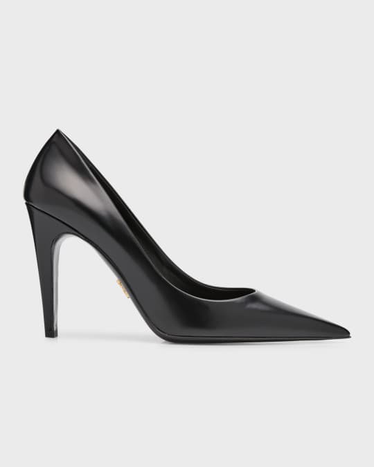 Emmy Pointed-Toe Stiletto Pumps - Black