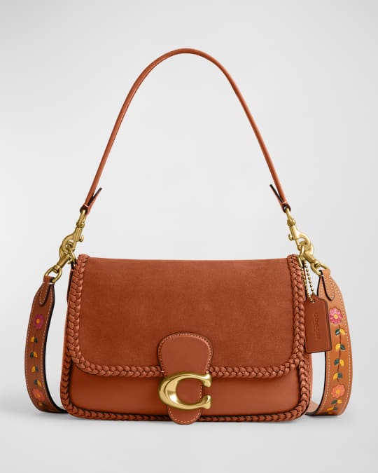 Coach tabby mixed hotsell leather shoulder bag