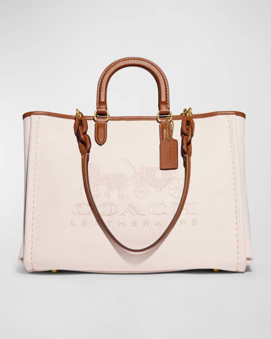 Reese Logo Canvas Convertible Tote Bag