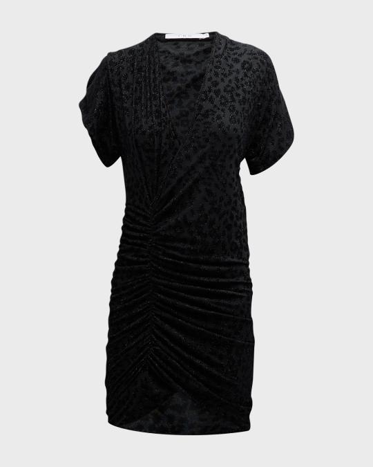 iro black sequin dress IRO Nobila Sequin Dress in Black