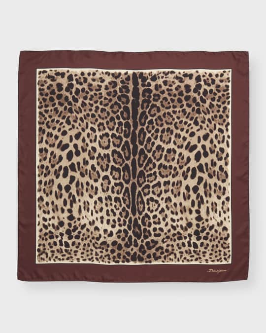 Jaguar Silk Square Scarf 