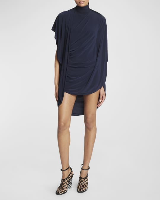 ワンピース Alaia Draped Knit Dress Alaïa DRAPED KNITTED MIDI DRESS | rboutique | REVERSIBLE