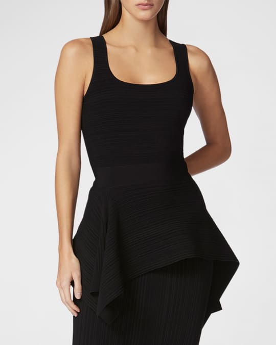 herve leger peplum dress Herv Lger Puff-Peplum Midi-Dress