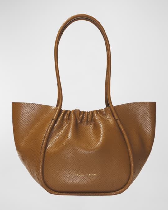 Proenza Schouler Large Python Embossed Tote Bag Neiman Marcus