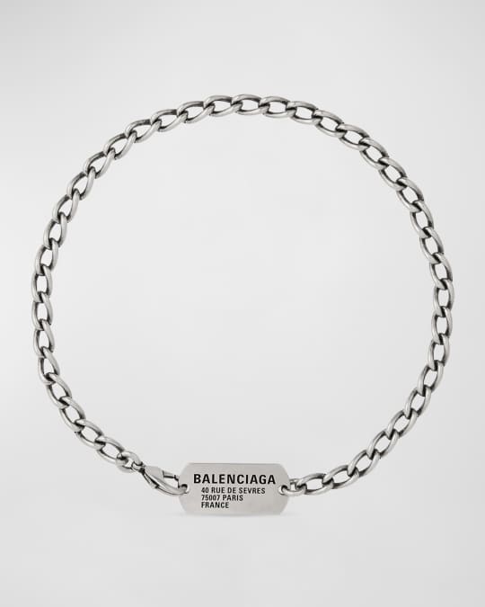 Balenciaga Tags Choker | Neiman Marcus
