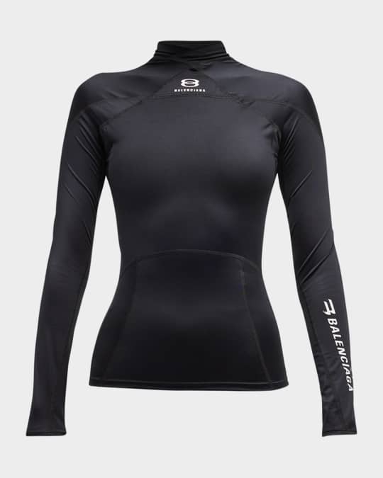 【直営店買付】バレンシアガ☆SPORTY B ロゴ入 トップス☆751361 Balenciaga Sporty B Activewear Top | Neiman Marcus
