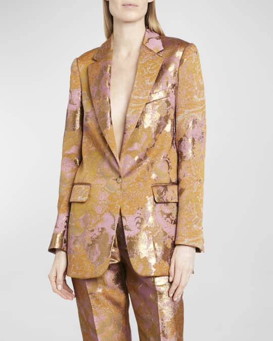 Dries Van Noten Blanchet Jacquard Jacket | Neiman Marcus