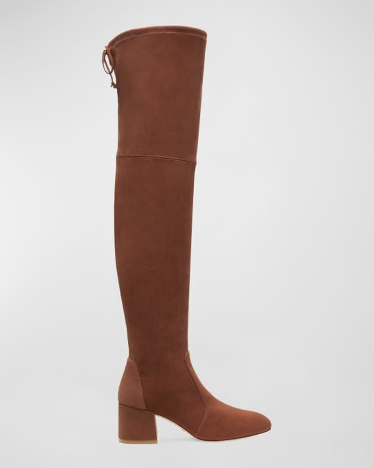 Stuart weitzman reserve top suede riding boots