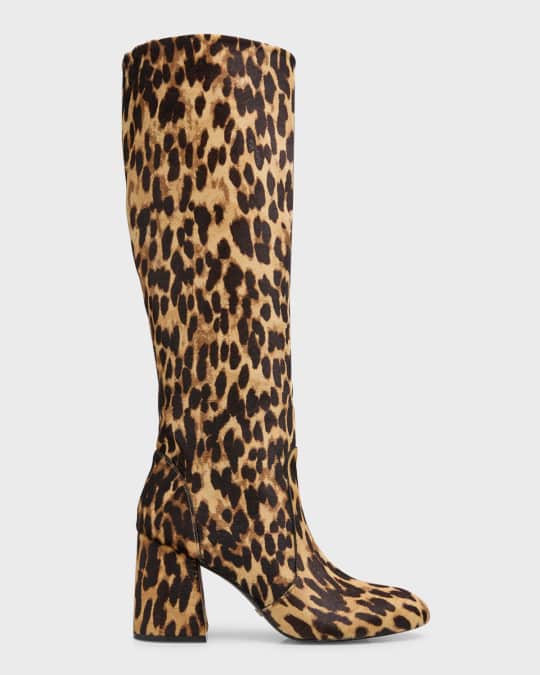 Stuart weitzman animal print boots cheap