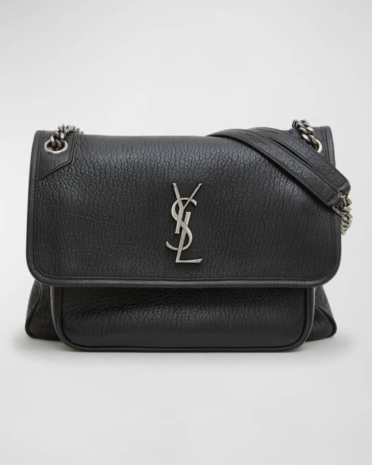 Saint Laurent Niki Medium Flap YSL Shoulder Bag in Leather