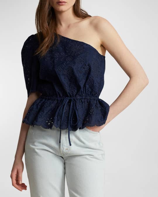 Ralph lauren one shoulder top cheap