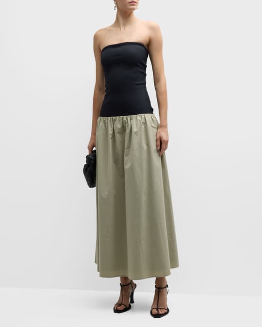 Anna Quan Amyra Strapless Drop-Waist Maxi Dress | Neiman Marcus