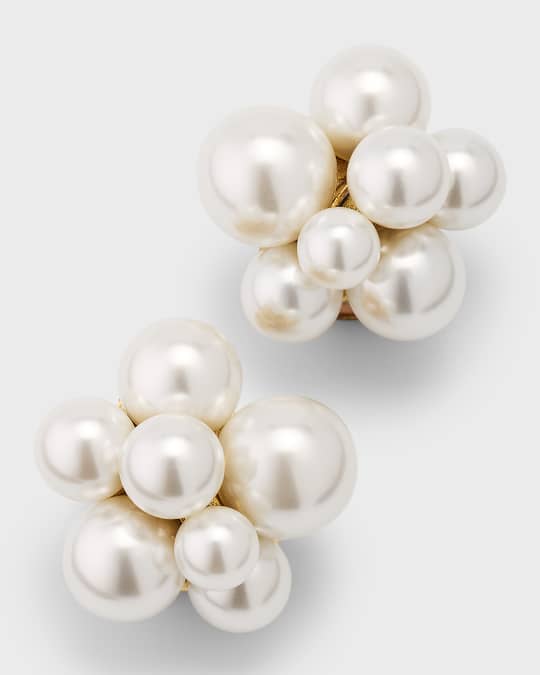 Oscar de la cheap renta pearl earrings