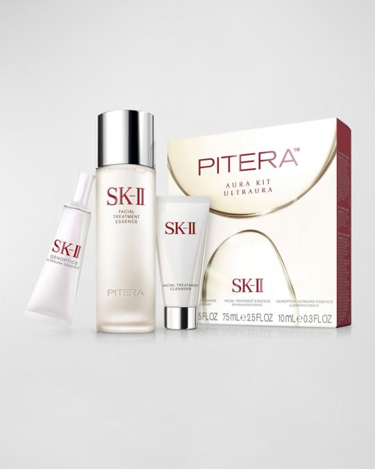 SK-II Pitera Ultimate Aura Skin Essentials Kit | Neiman Marcus