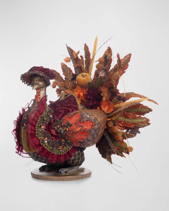 Katherine's Collection Dahlia Waddlesworth Turkey Figure | Neiman Marcus