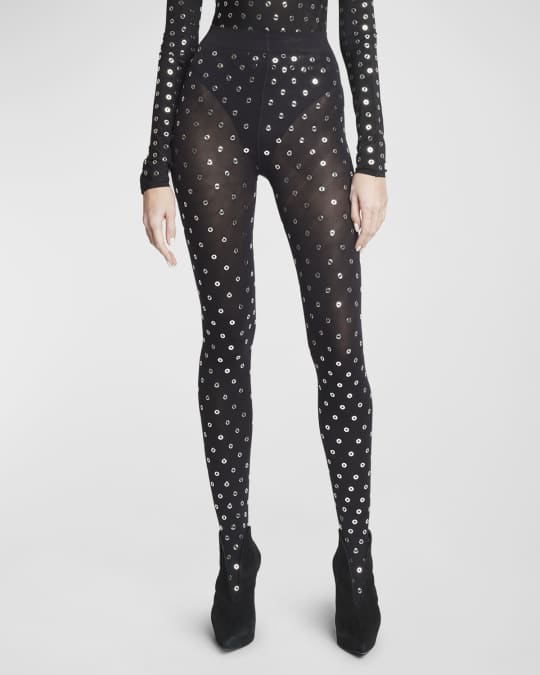【Alaia】 Studded high-rise tights Alaïa Studded high-rise tights ALAÏA
