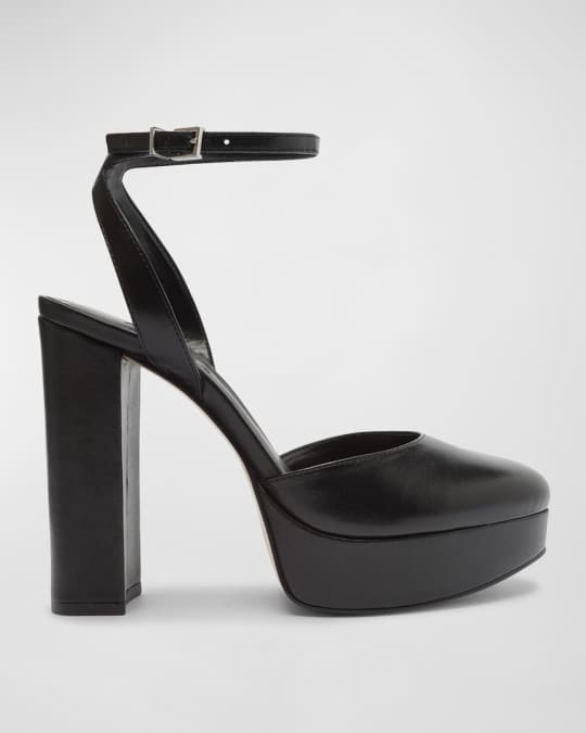 Mila leather pumps store