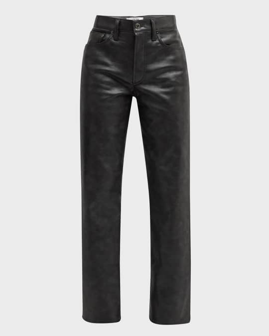 Leather pants neiman marcus top