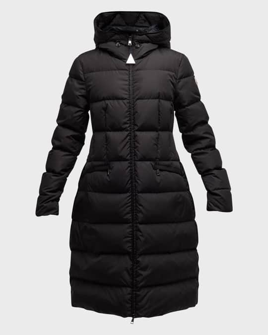 Moncler Avocette Long Puffer Coat | Neiman Marcus