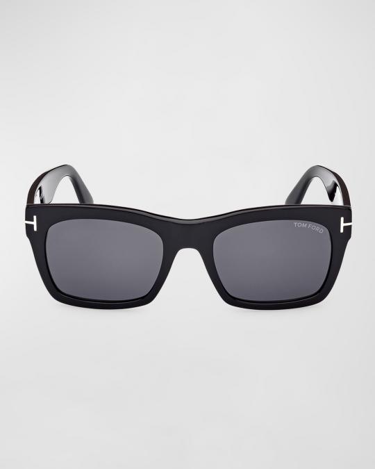 TOM FORD Men's NICO-02 T-Hinge Acetate Square Sunglasses | Neiman