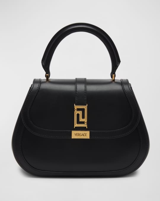 Versace Greca Goddess Medium Leather Top-Handle Bag | Neiman