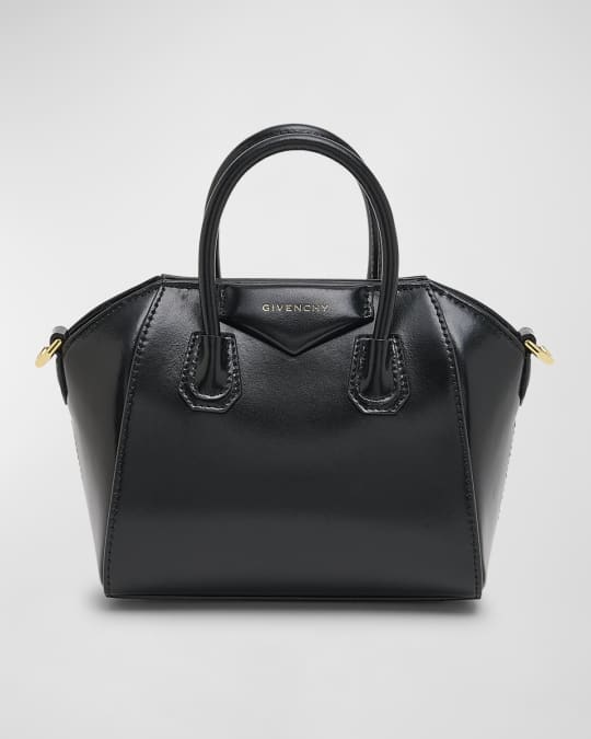 Givenchy Antigona Toy Top Handle Bag in Box Leather | Neiman Marcus