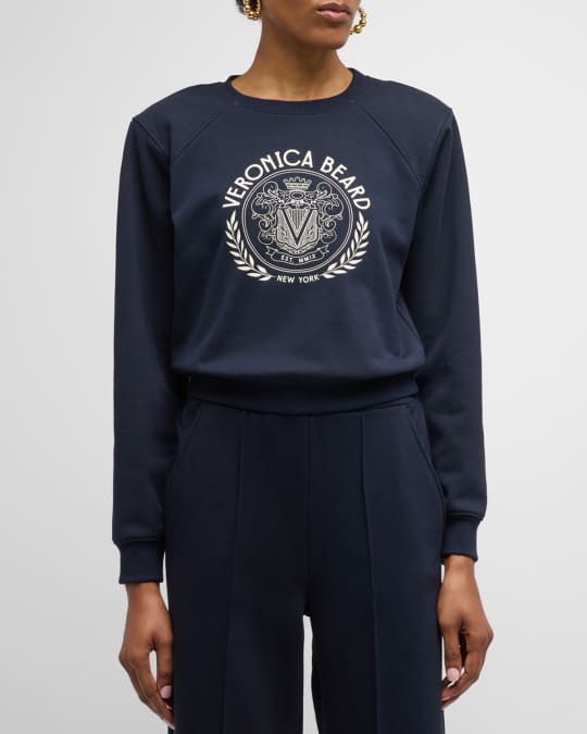Veronica Beard Beaumont Logo Sweatshirt Neiman Marcus