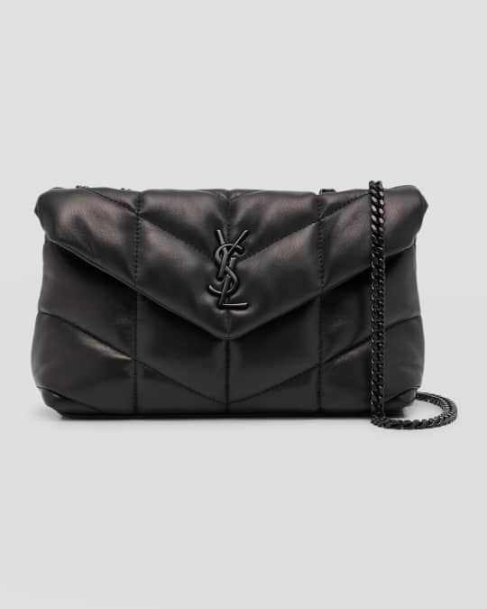 Saint Laurent Lou Puffer Toy YSL Shoulder Bag in Quilted
