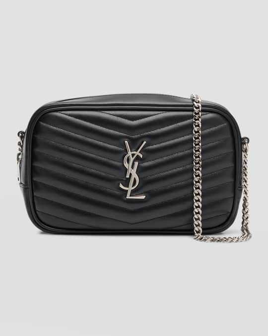 Saint Laurent Lou Mini YSL Camera Bag in Smooth Quilted