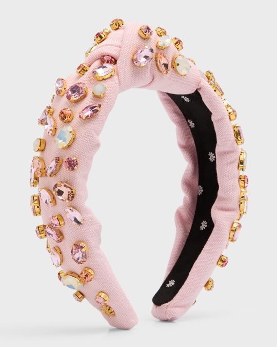 Lele Sadoughi Glittering Knotted Headband | Neiman Marcus display picture 2