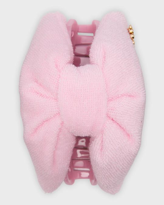 Lele Sadoughi Simone Terry Cloth Claw Clip | Neiman Marcus display picture 1