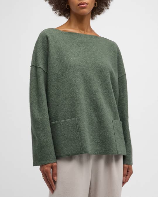 Missy Lightweight Boiled Wool Sweater