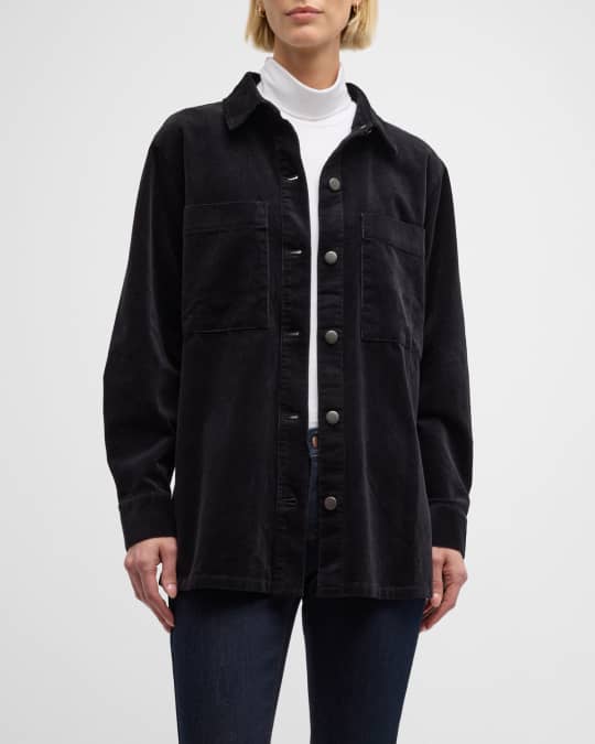 Button Down Stretch Corduroy Jacket