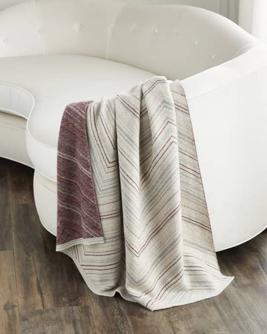 Catullo Wool-Cashmere Throw Blanket 