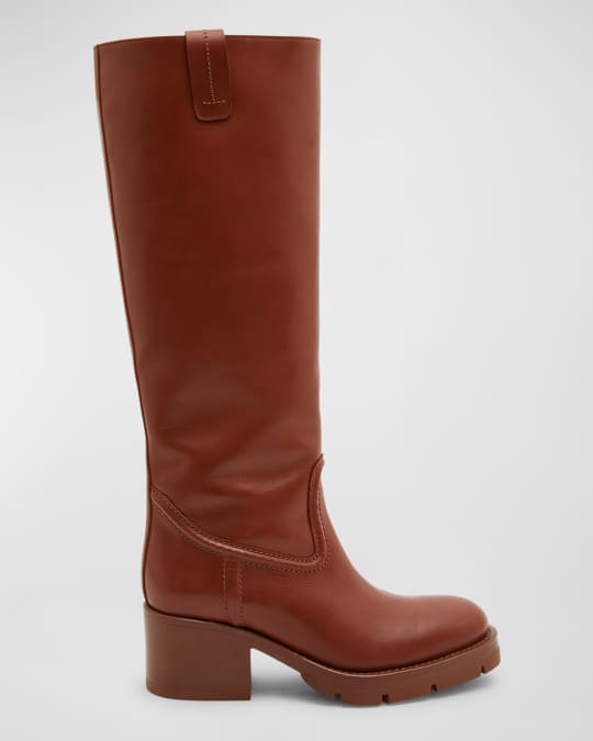 Mallo Calfskin Tall Riding Boots