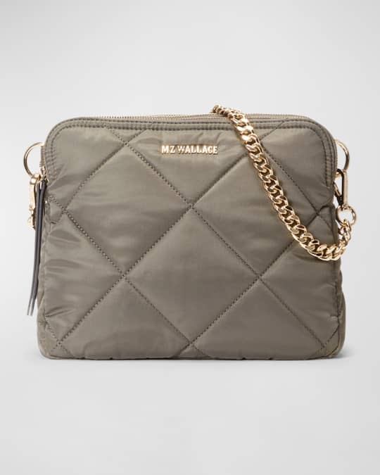 Madison Quilted Nylon Crossbody Bag