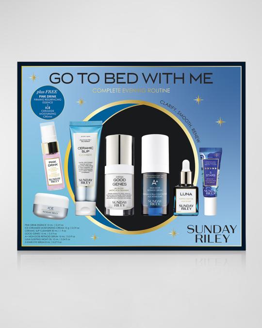 Sunday Riley Modern Skincare Go To Bed With Me Complete Evening Routine ...