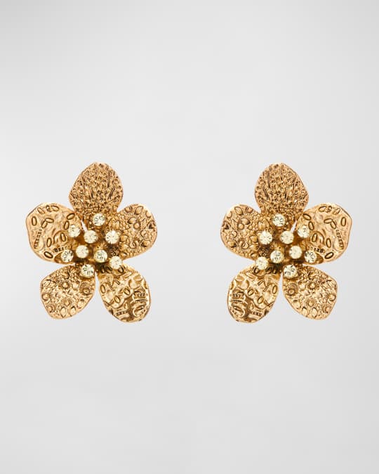 Neiman marcus oscar de la renta earrings top