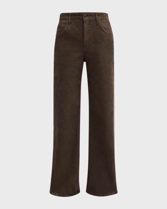 Eglitta Straight-Leg Corduroy Pants