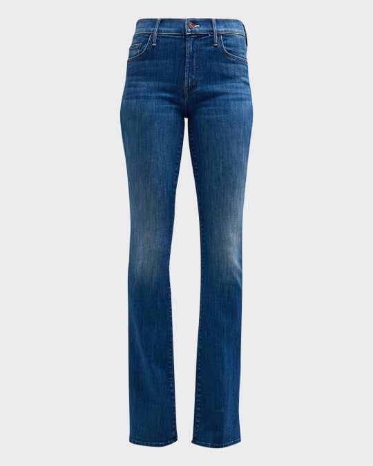 MOTHER The Insider Heel Mid-Rise Bootcut Denim Jeans