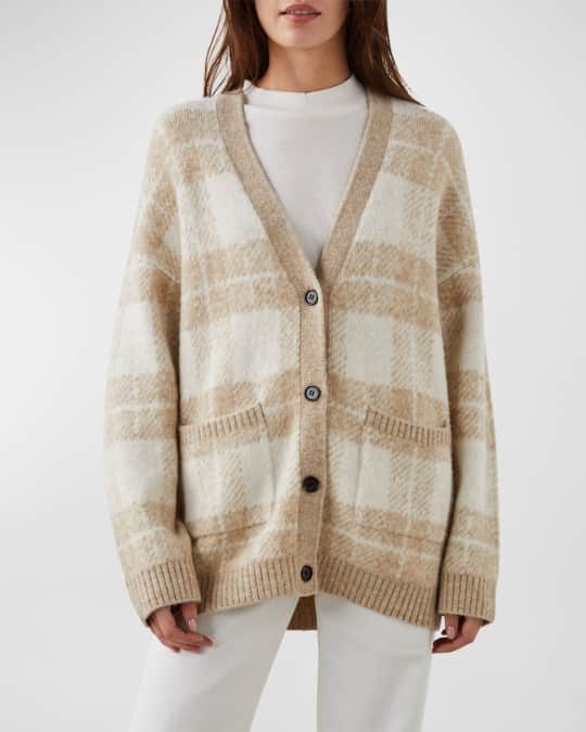 Rails Runi Plaid V-Neck Cardigan Neiman Marcus