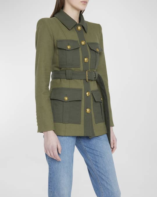 Veronica beard army blazer online