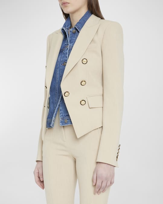 Veronica Beard Diego Single-Breasted Dickey Jacket | Neiman Marcus