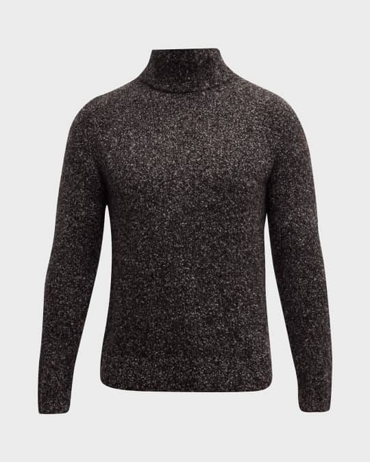 Giorgio Armani ブークレニットセーター Giorgio Armani Men's Boucle Cashmere-Silk Turtleneck | Neiman Marcus