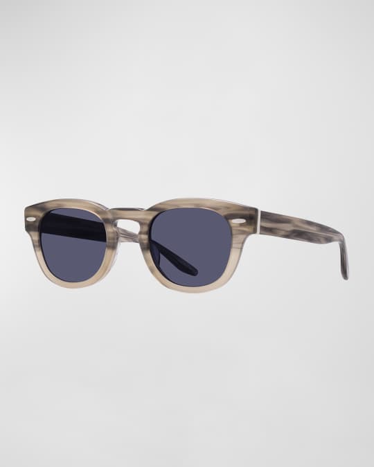 Barton Perreira Men's Demarco KeyholeBridge Acetate Rectangle