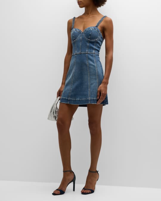 button up denim dress Baltic Born Womens Logan Button Up Dress | Denim