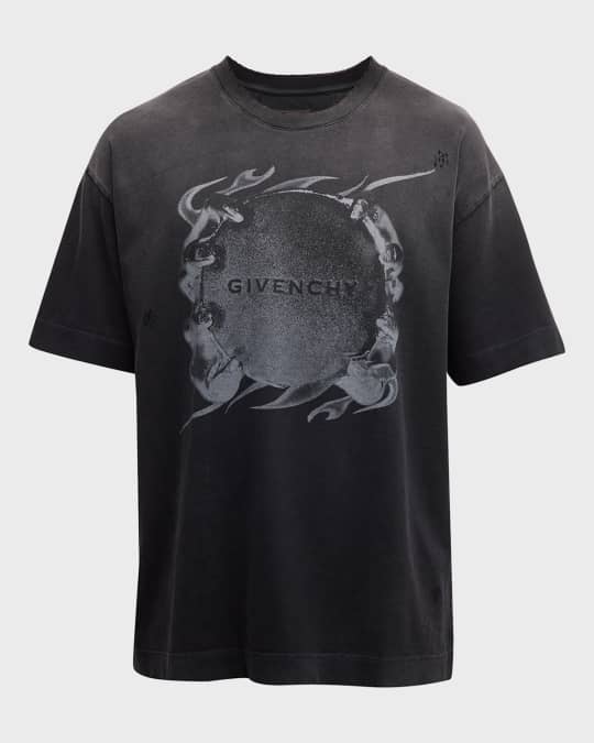 Men's Distressed Graphic T-Shirt